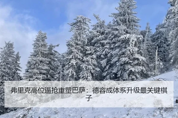 弗里克高位逼抢重塑巴萨：德容成体系升级最关键棋子